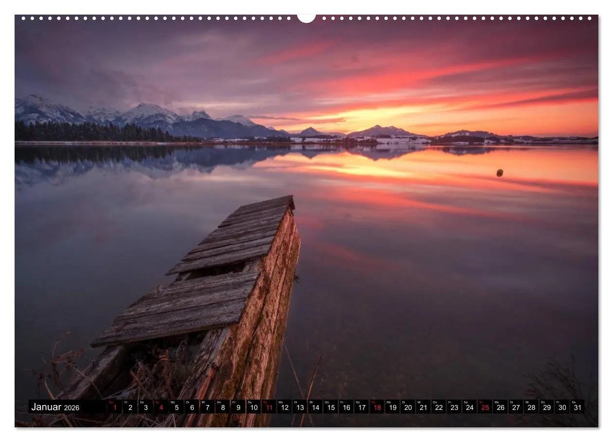 Bild: 9783457756805 | Bayerische Landschaften (Wandkalender 2026 DIN A2 quer), CALVENDO...