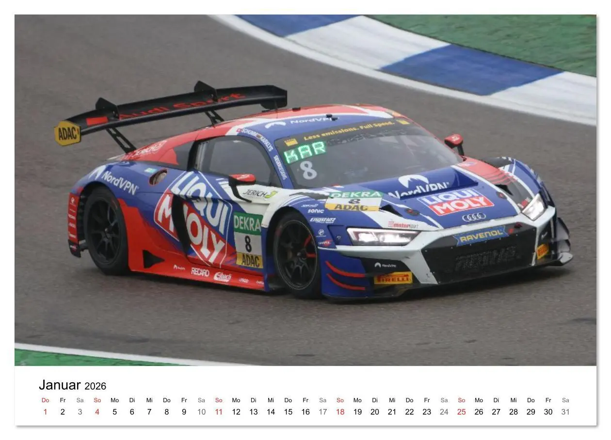 Bild: 9783516226805 | Die Vier Ringe im Motorsport (hochwertiger Premium Wandkalender...
