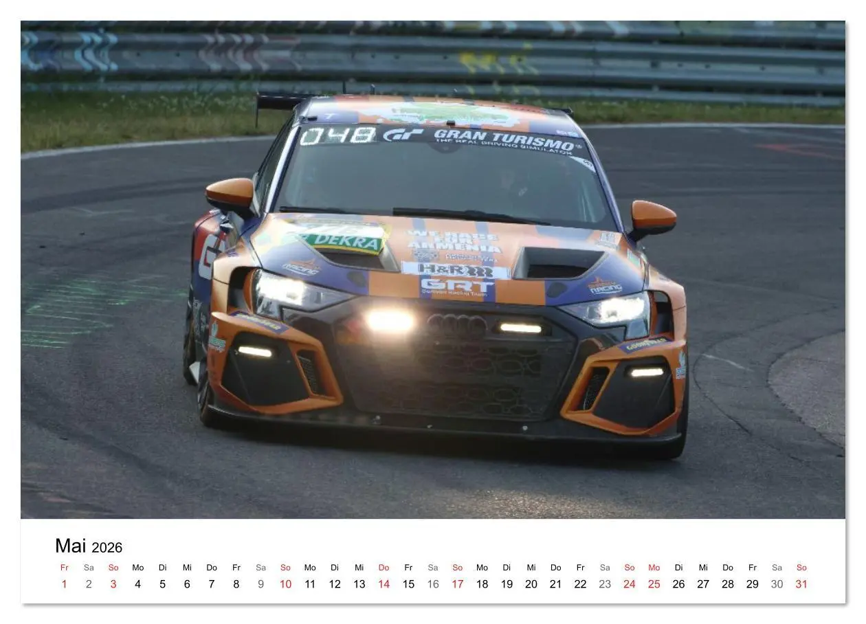 Bild: 9783516226805 | Die Vier Ringe im Motorsport (hochwertiger Premium Wandkalender...
