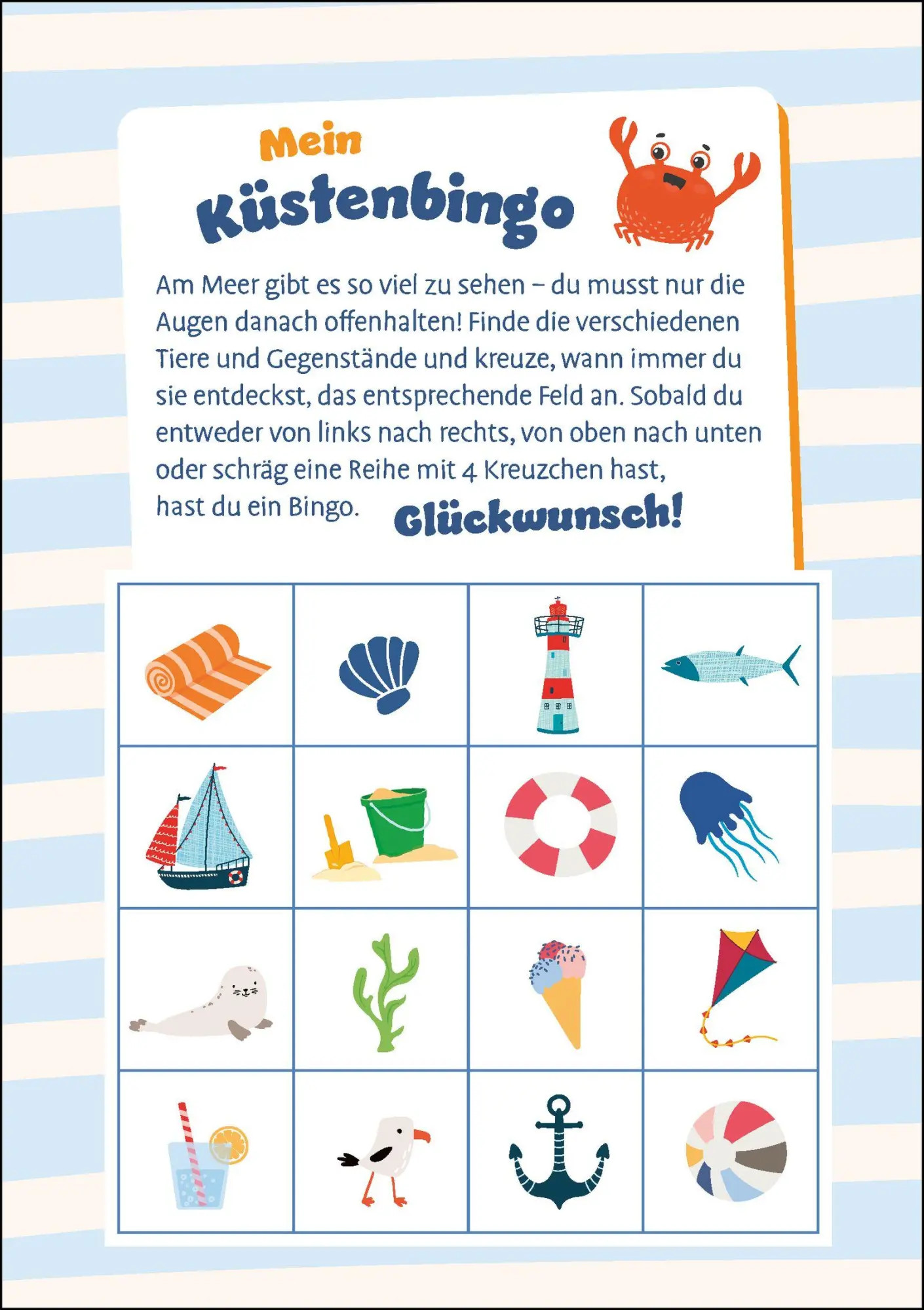 Bild: 9783629016805 | Mein fröhlicher Rätsel- und Spieleblock für die Küste | Verlag | Buch