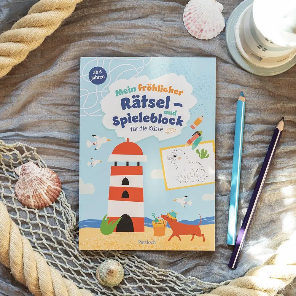 Bild: 9783629016805 | Mein fröhlicher Rätsel- und Spieleblock für die Küste | Verlag | Buch