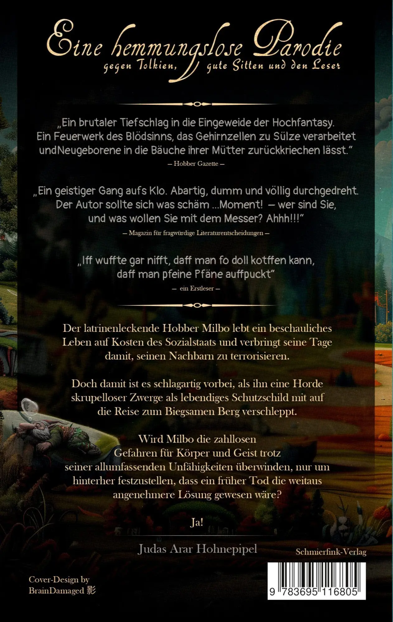 Rückseite: 9783695116805 | Der schamlose Hobber | Judas Arar Hohnepipel | Taschenbuch | 326 S.
