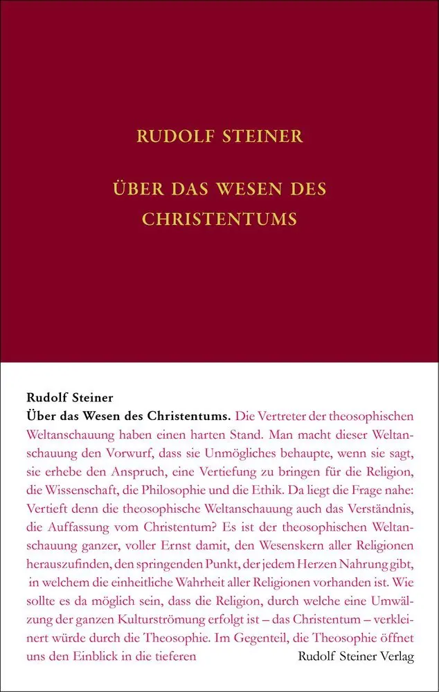 Cover: 9783727406805 | Über das Wesen des Christentums | Rudolf Steiner | Buch | 699 S.