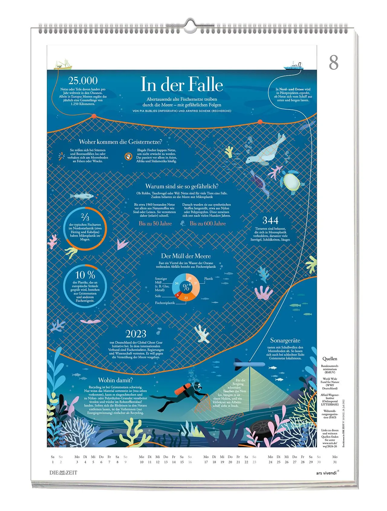 Bild: 9783747206805 | Die Zeit - Wissen in Bildern 2026 | Posterkalender | Vivendi Ars