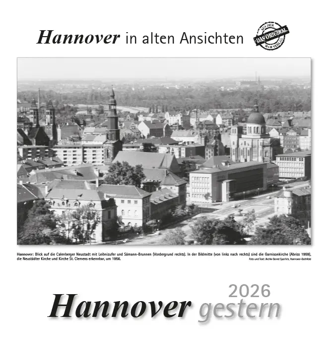Cover: 9783961666805 | Hannover gestern 2026 | Hannover in alten Ansichten | Kalender | 13 S.
