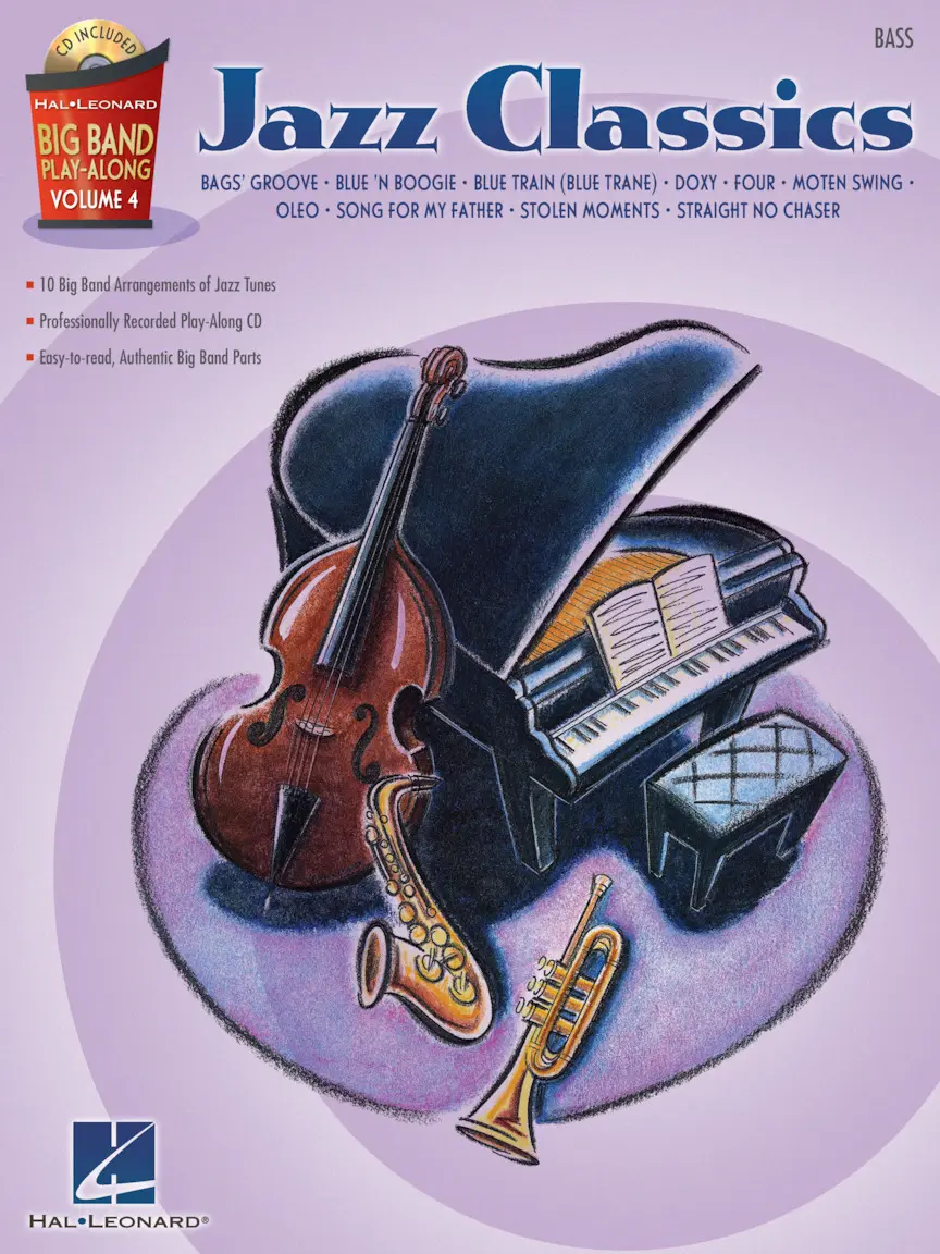 Cover: 884088196905 | Jazz Classics - Bass | Big Band Play-Along Volume 4 | Buch + CD | 2008