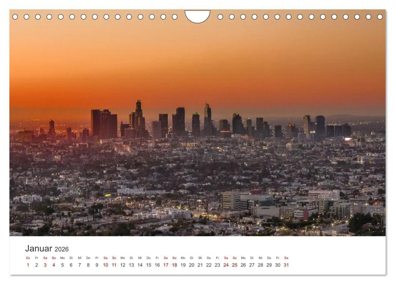 Bild: 9783457296905 | Kalifornien Bilder aus Los Angeles (Wandkalender 2026 DIN A4 quer),...