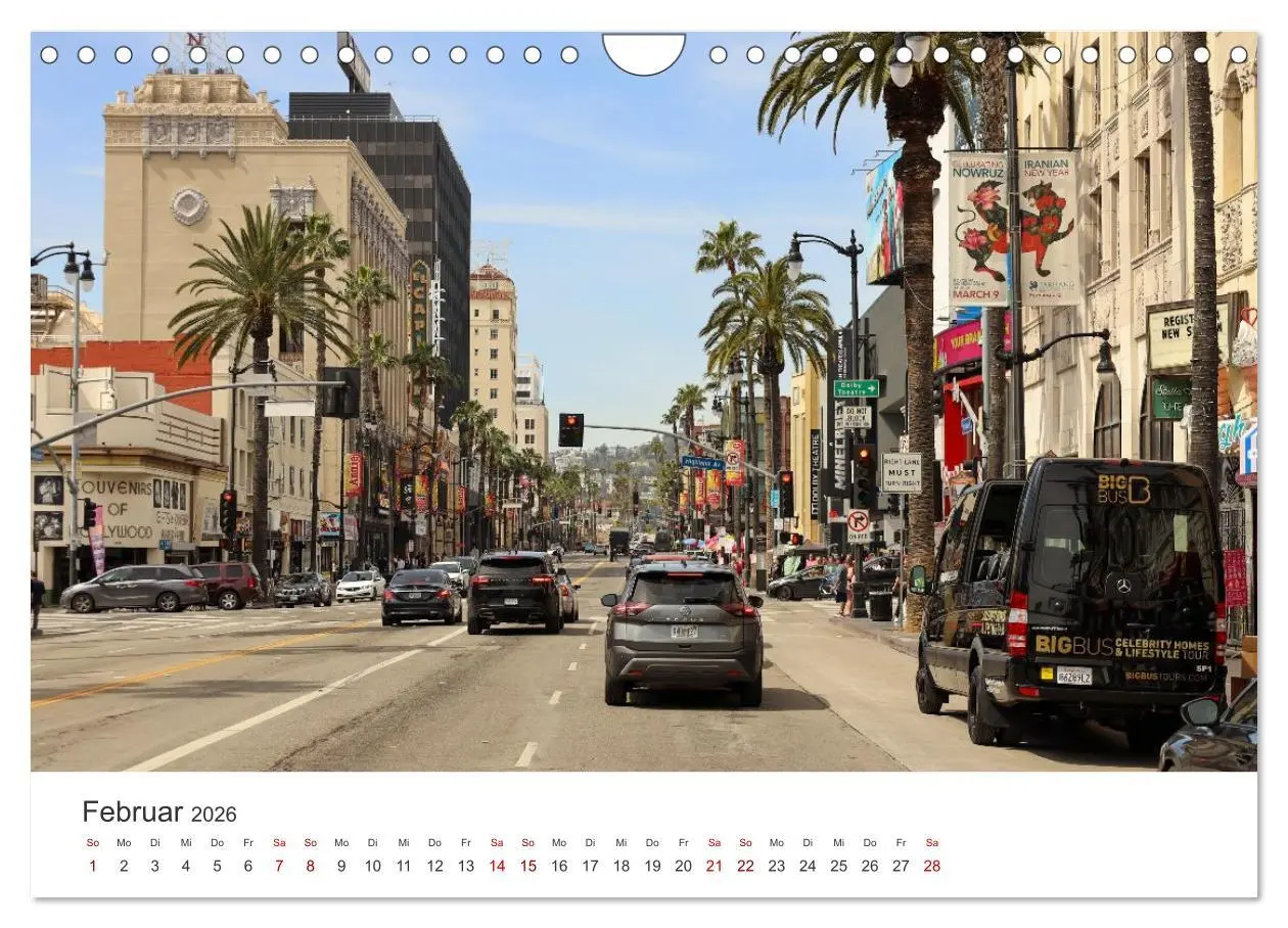 Bild: 9783457296905 | Kalifornien Bilder aus Los Angeles (Wandkalender 2026 DIN A4 quer),...
