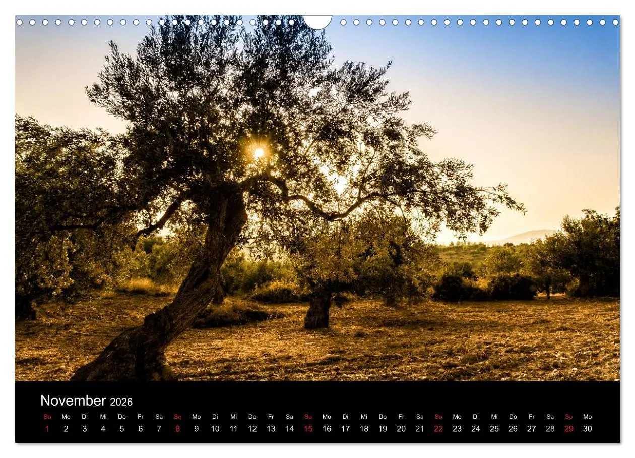 Bild: 9783516076905 | Peloponnes - Einladung zum Chillen (Wandkalender 2026 DIN A3 quer),...