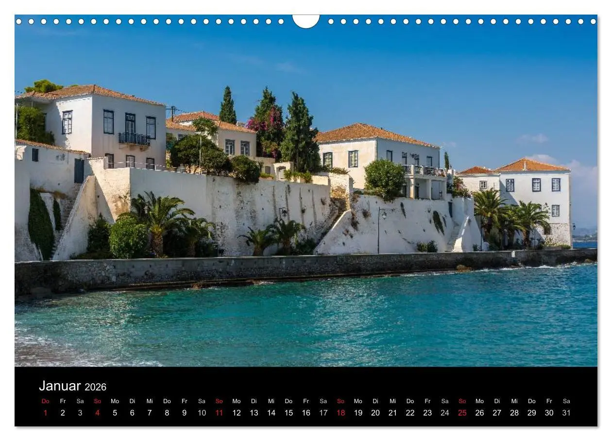 Bild: 9783516076905 | Peloponnes - Einladung zum Chillen (Wandkalender 2026 DIN A3 quer),...
