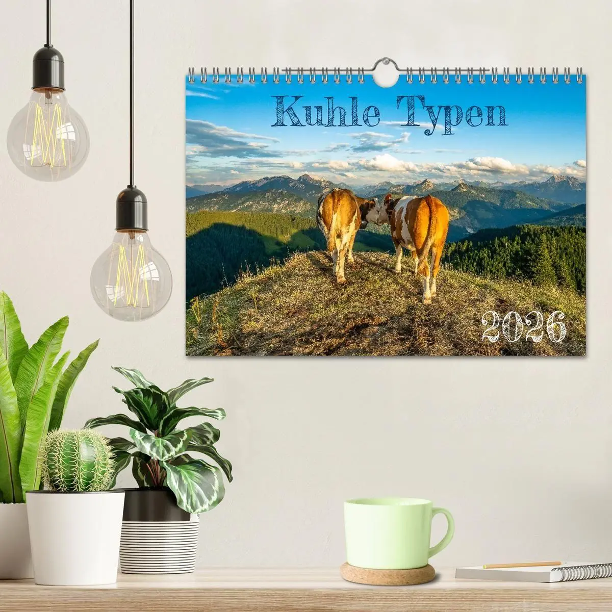 Bild: 9783516696905 | Kuhle Typen (Wandkalender 2026 DIN A4 quer), CALVENDO Monatskalender