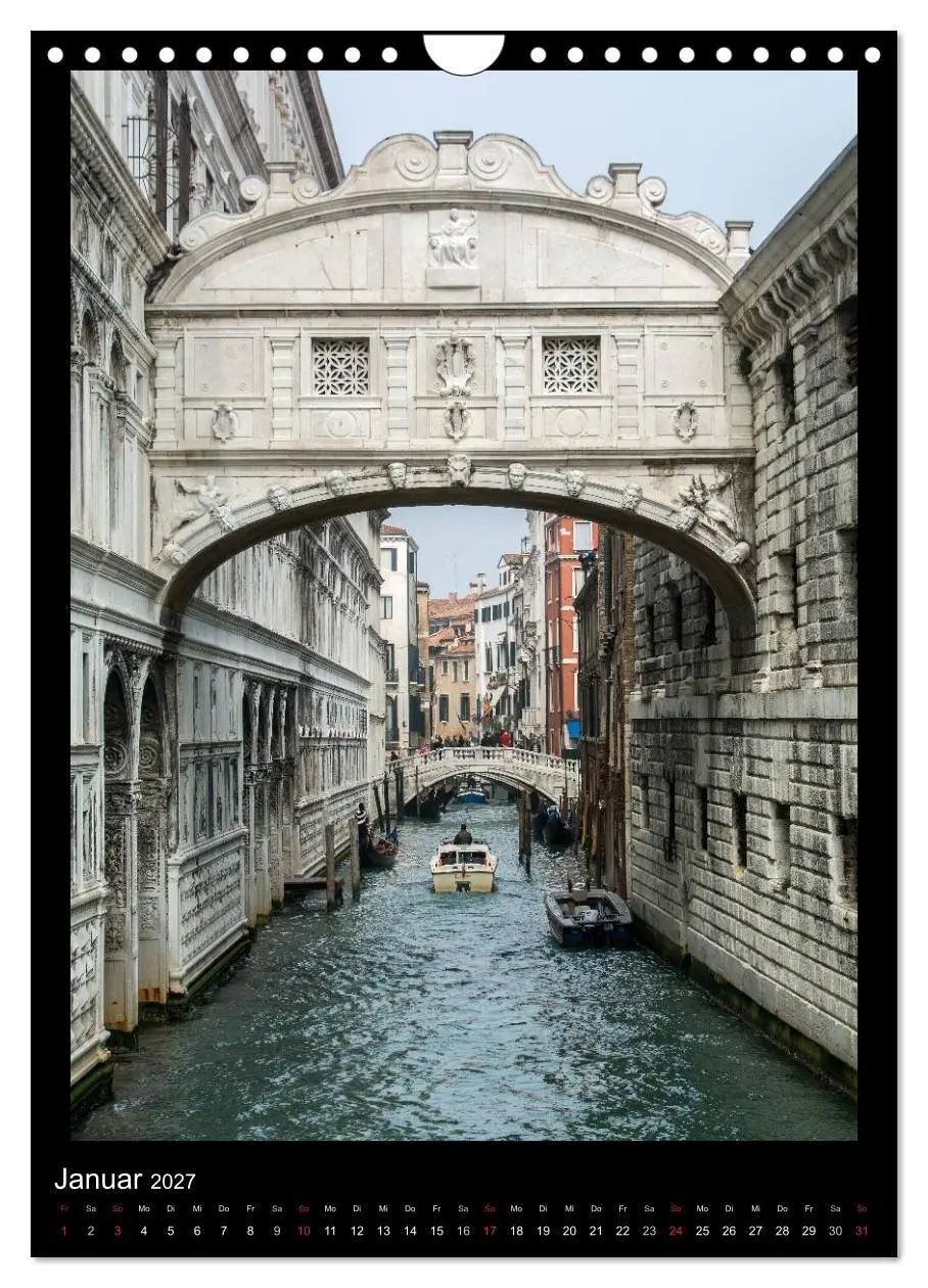 Bild: 9783594126905 | "Venedig - La Romantica" (Wandkalender 2027 DIN A4 hoch), CALVENDO...