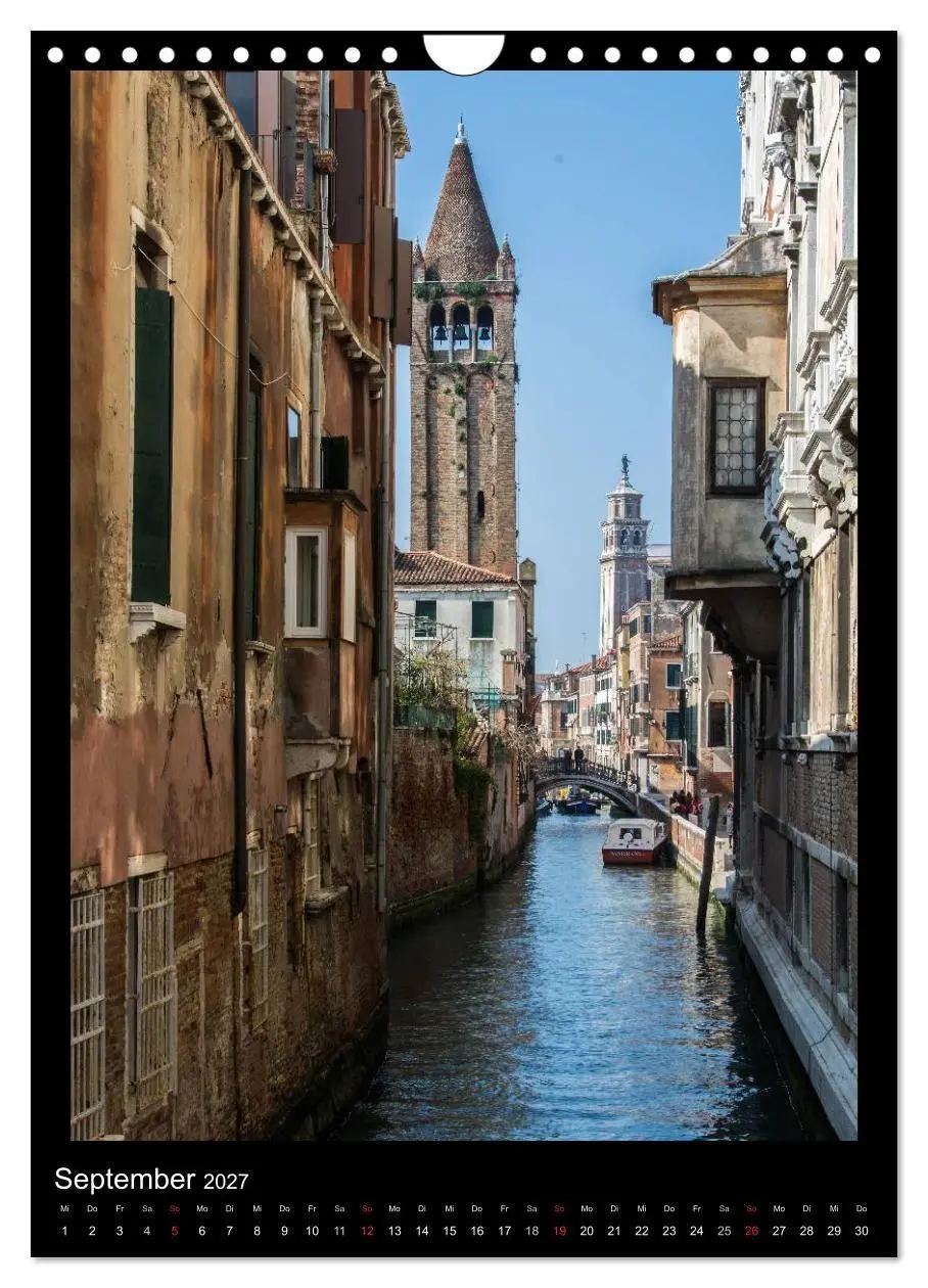 Bild: 9783594126905 | "Venedig - La Romantica" (Wandkalender 2027 DIN A4 hoch), CALVENDO...