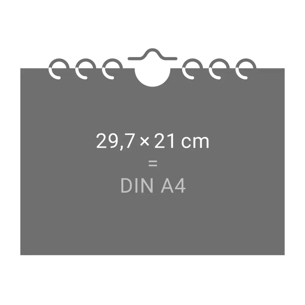 Bild: 9783756416905 | Black&amp;White Tafelkalender A4 2027 | Kalender | Loseblatt-Ausgabe