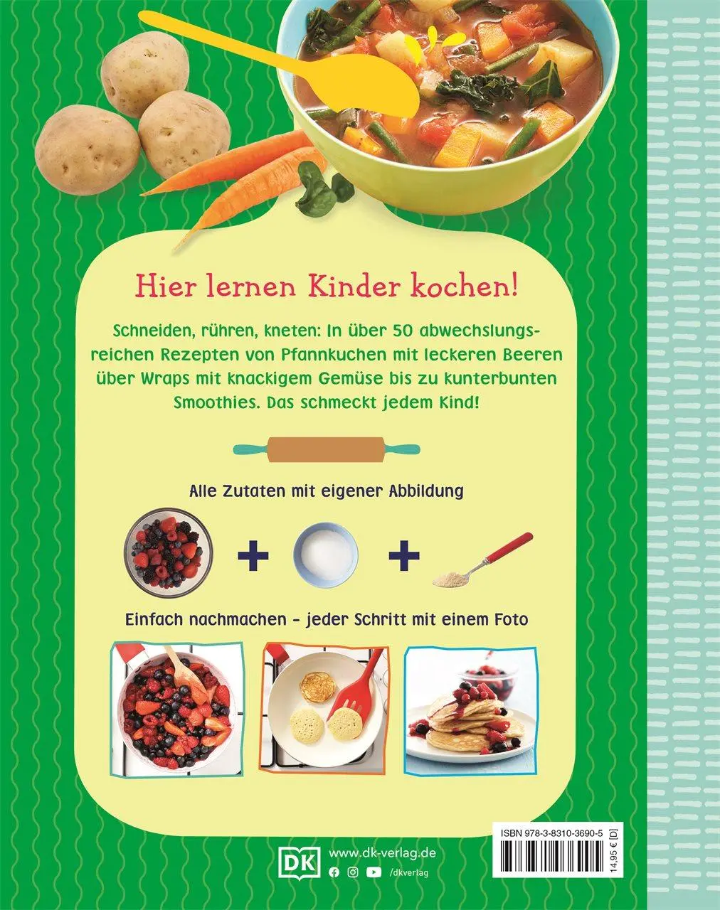 Rückseite: 9783831036905 | Meine erste Kochschule | Kochen und Backen für Kids | DK Verlag - Kids