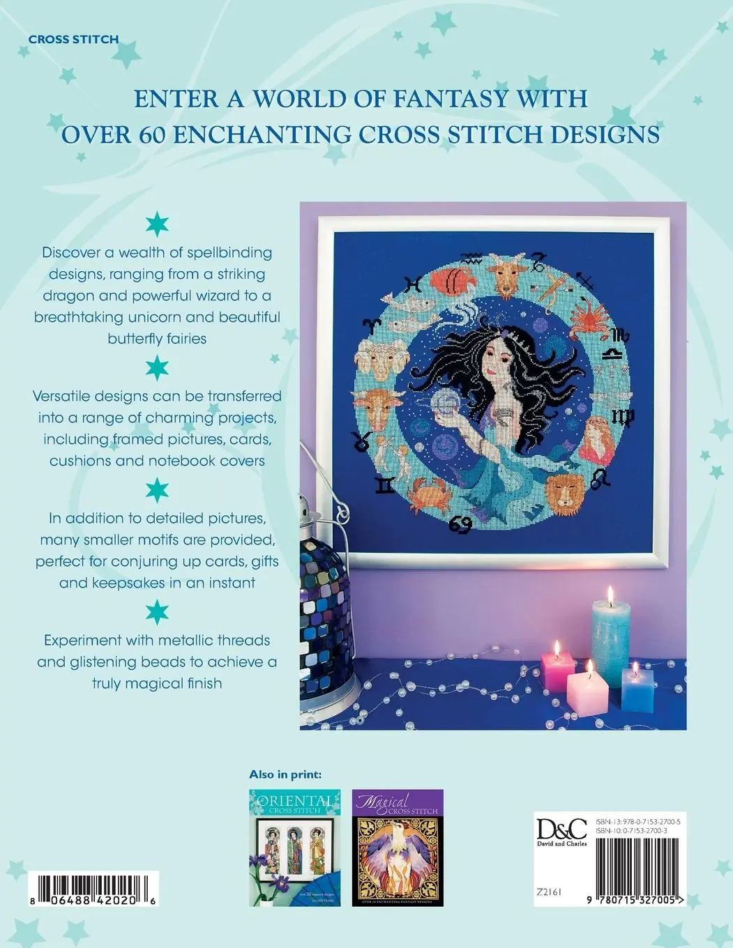 Rückseite: 9780715327005 | Fantasy Cross Stitch | Teare Lesley | Taschenbuch | Englisch | 2008