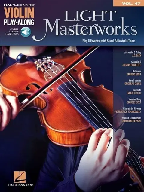 Cover: 9781480367005 | Light Masterworks | Violin Play-Along Volume 47 | Jehan Artiste Alain