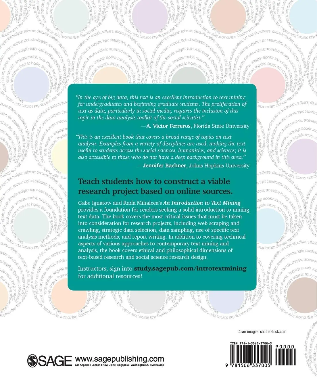Rückseite: 9781506337005 | An Introduction to Text Mining | Gabe Ignatow (u. a.) | Taschenbuch