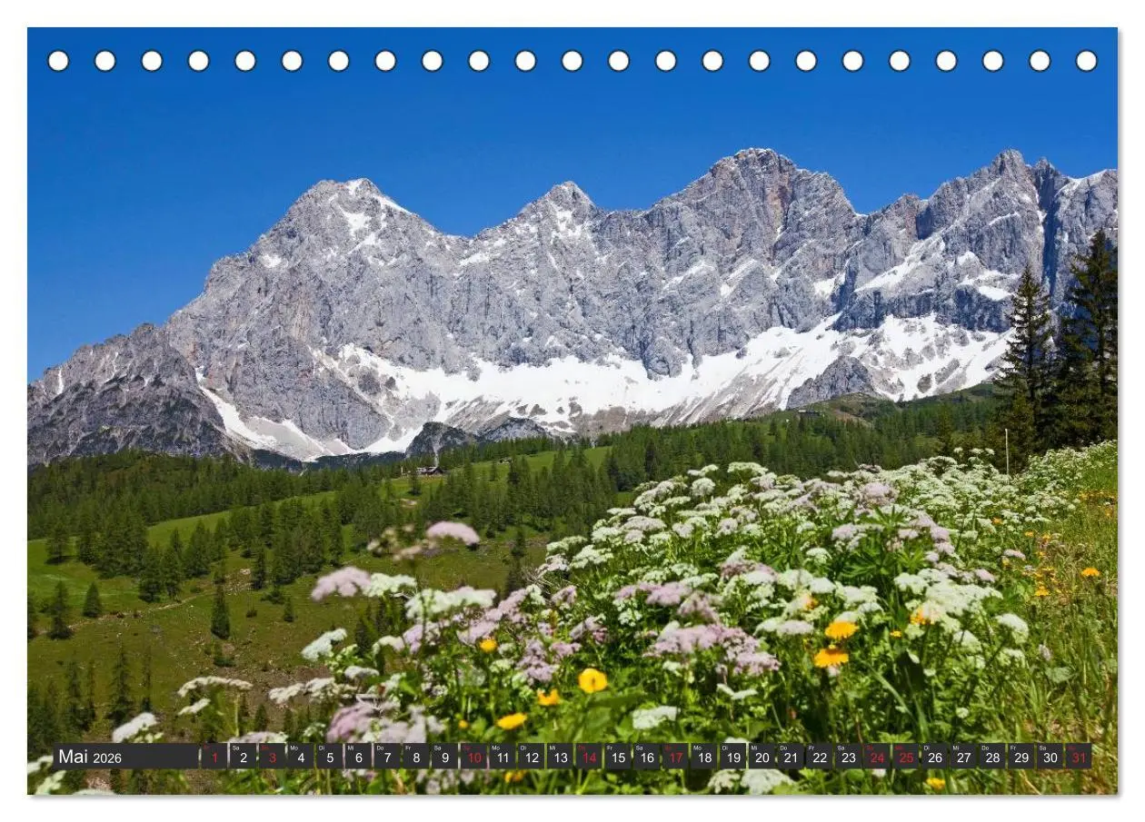 Bild: 9783457947005 | Der Hohe Dachstein (Tischkalender 2026 DIN A5 quer), CALVENDO...