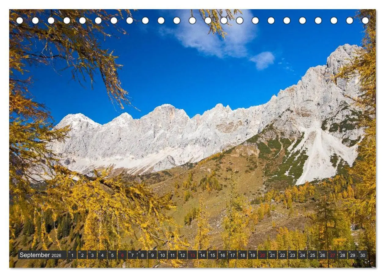 Bild: 9783457947005 | Der Hohe Dachstein (Tischkalender 2026 DIN A5 quer), CALVENDO...
