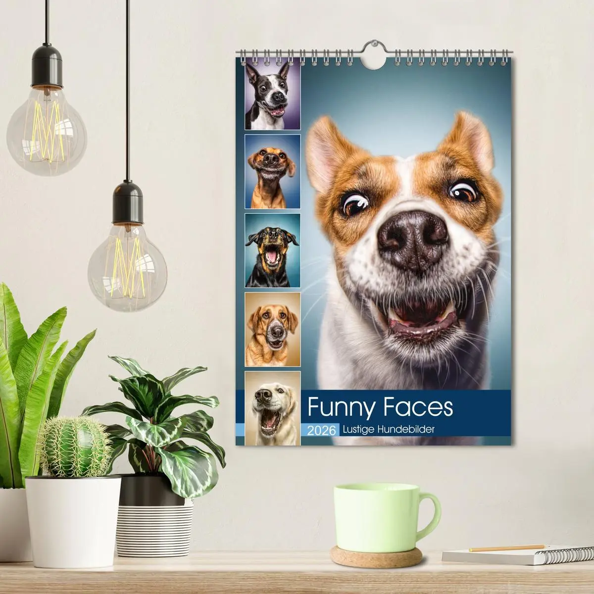 Bild: 9783516417005 | Funny Faces - Lustige Hundebilder (Wandkalender 2026 DIN A4 hoch),...