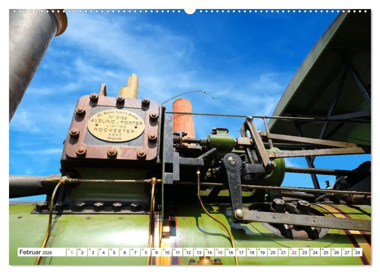 Bild: 9783516657005 | Kraft durch Dampf! Die Liebe zu Dampfmaschinen (Wandkalender 2026...