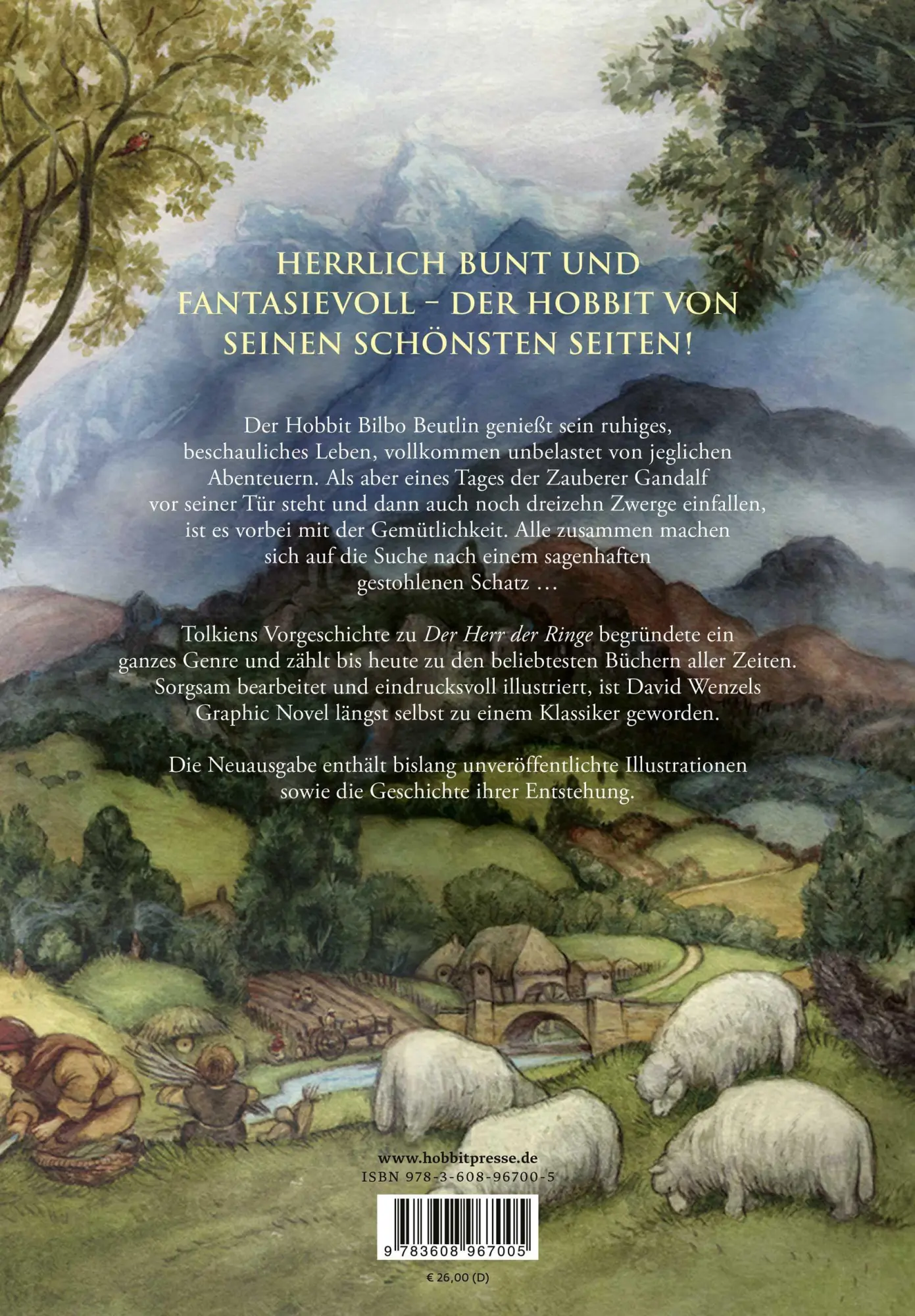Rückseite: 9783608967005 | Der Hobbit - Die Graphic Novel | J. R. R. Tolkien | Buch | 192 S.