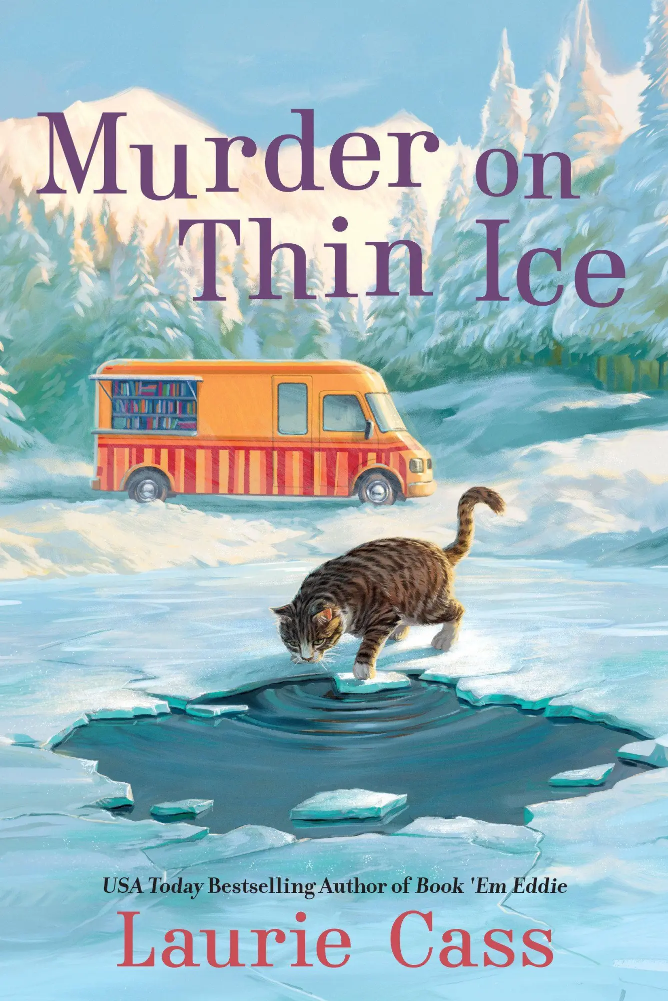 Cover: 9798892427005 | Murder on Thin Ice | A Bookmobile Cat Mystery | Laurie Cass | Buch