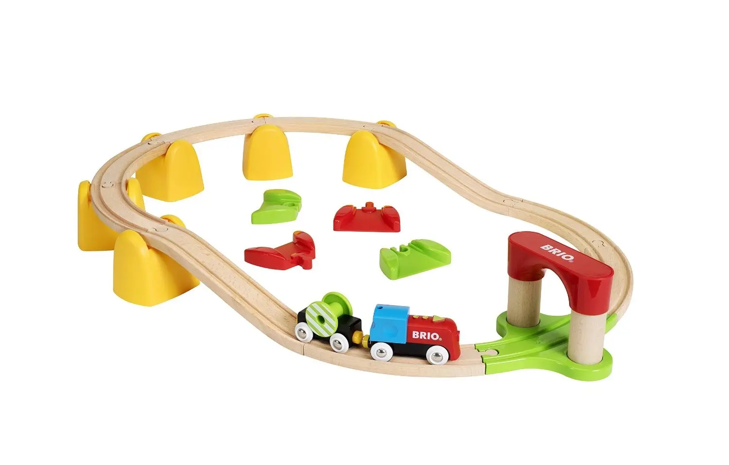 Cover: 7312350337105 | BRIO My first Railway - Mein erstes Bahn Set mit Batterielok | Spiel