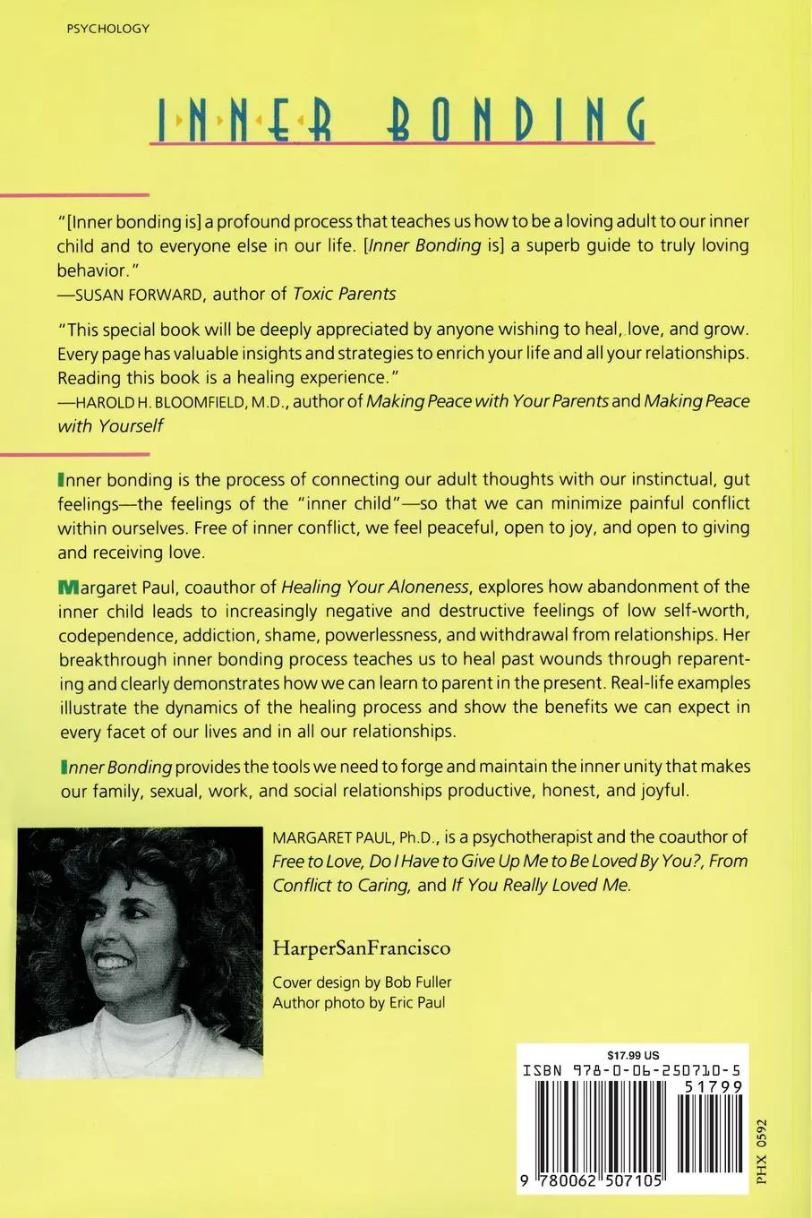 Rückseite: 9780062507105 | Inner Bonding | Becoming a Loving Adult to Your Inner Child | Paul