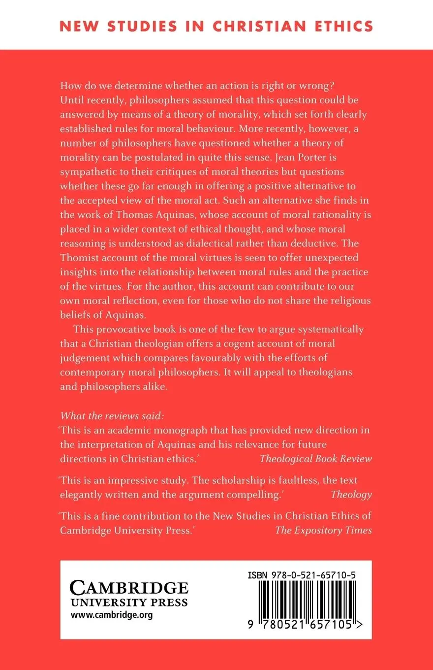 Rückseite: 9780521657105 | Moral Action and Christian Ethics | Jean Porter | Taschenbuch | 2010