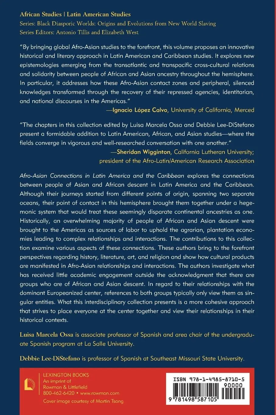 Rückseite: 9781498587105 | Afro-Asian Connections in Latin America and the Caribbean | Buch