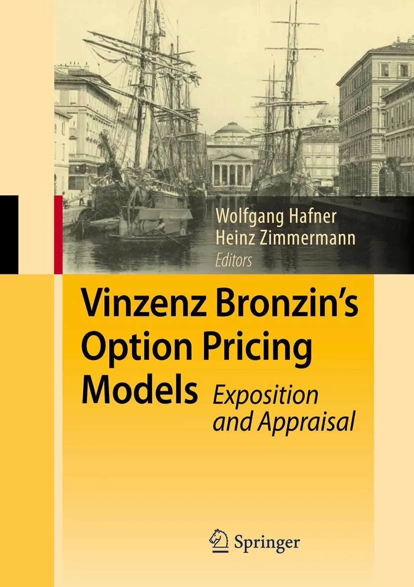Cover: 9783540857105 | Vinzenz Bronzin's Option Pricing Models | Exposition and Appraisal