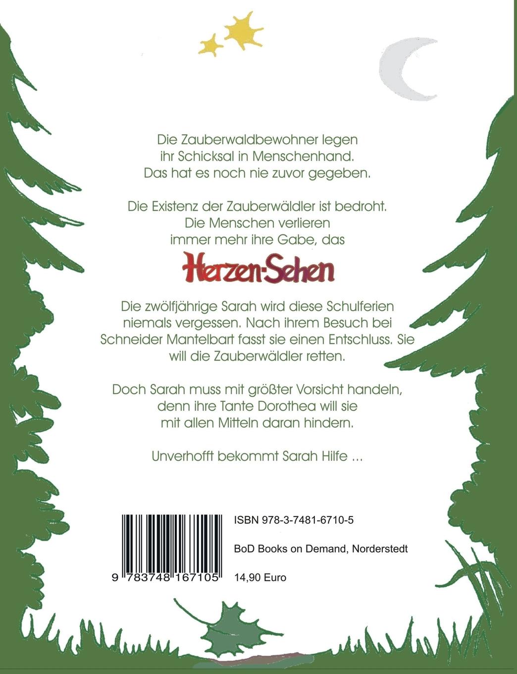 Rückseite: 9783748167105 | Herzen-Sehen | Geschichten aus dem Zauberwald | Schuster-Böckler