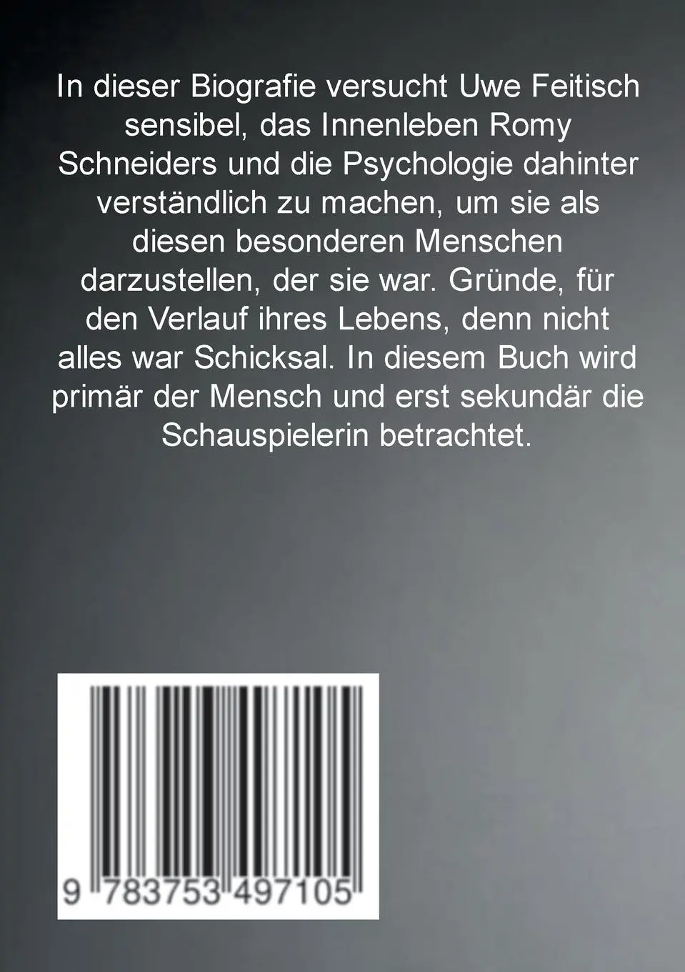 Rückseite: 9783753497105 | Romy | Uwe Feitisch | Taschenbuch | Paperback | 192 S. | Deutsch