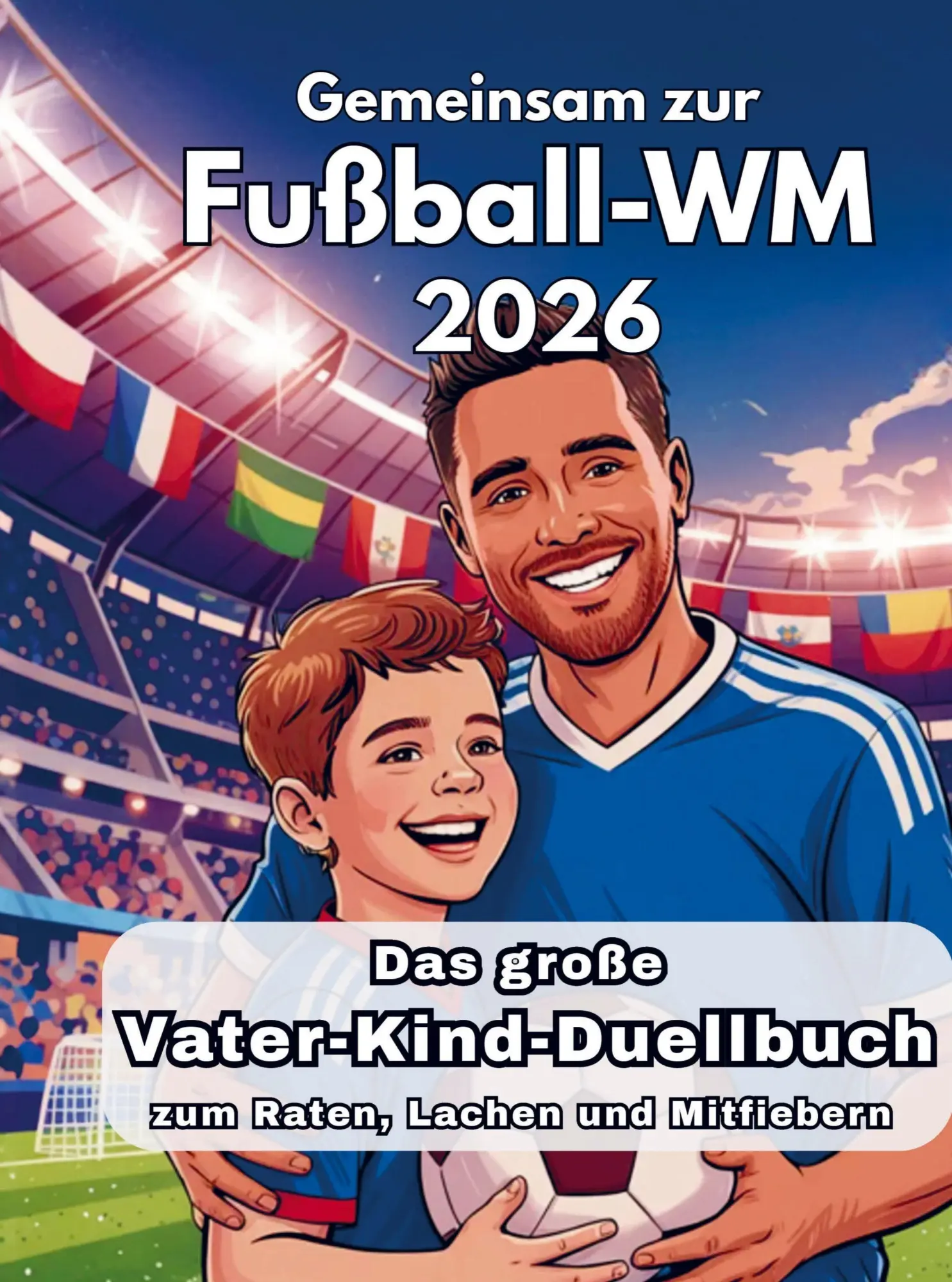 Cover: 9783911587105 | Das große Vater-Kind-Duellbuch - Gemeinsam zur Fußball-WM 2026 | Buch