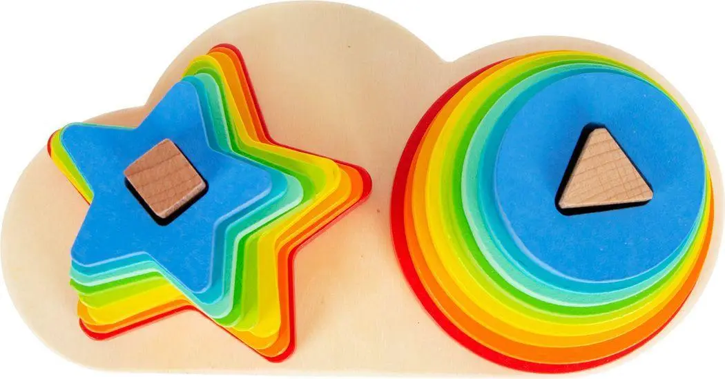 Bild: 4020972117205 | Steckspiel Regenbogen | small foot | Spiel | 11720 | Deutsch | 2023
