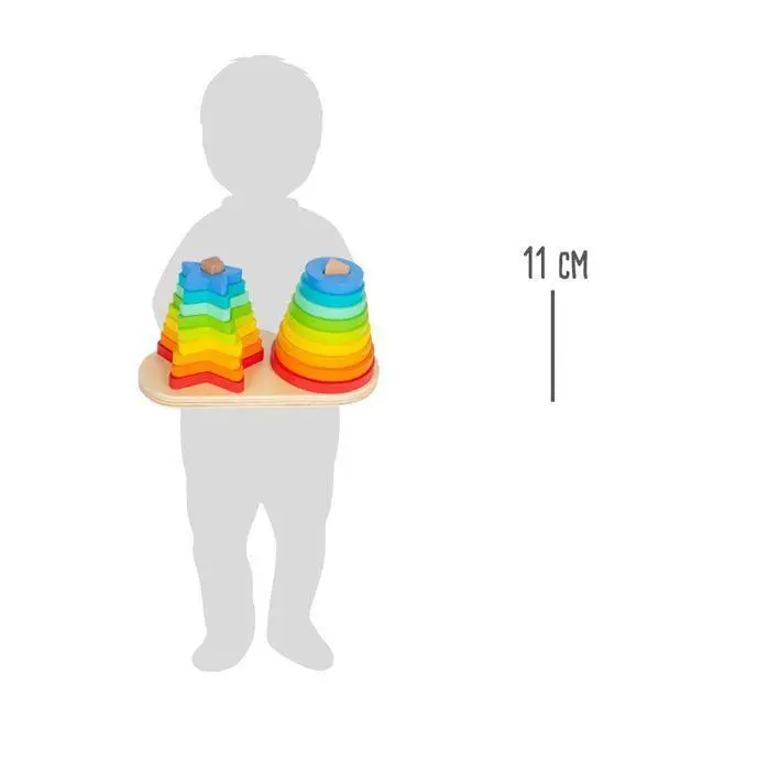 Bild: 4020972117205 | Steckspiel Regenbogen | small foot | Spiel | 11720 | Deutsch | 2023