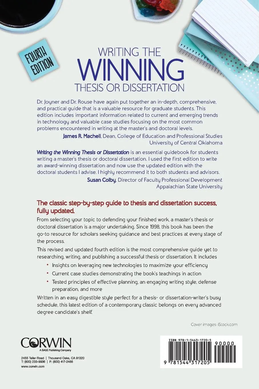 Rückseite: 9781544317205 | Writing the Winning Thesis or Dissertation | A Step-by-Step Guide