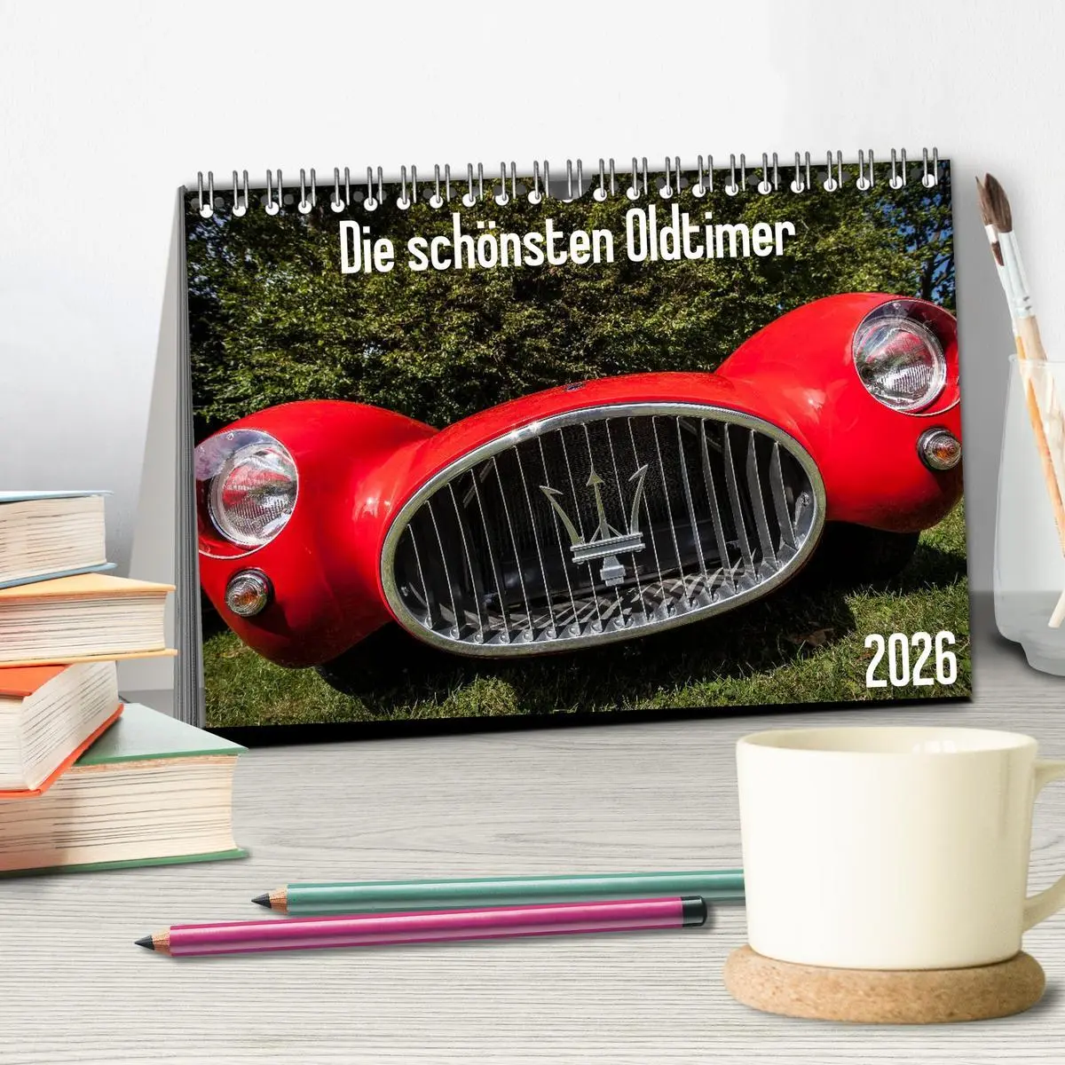 Bild: 9783516017205 | Die schönsten Oldtimer 2026 (Tischkalender 2026 DIN A5 quer),...