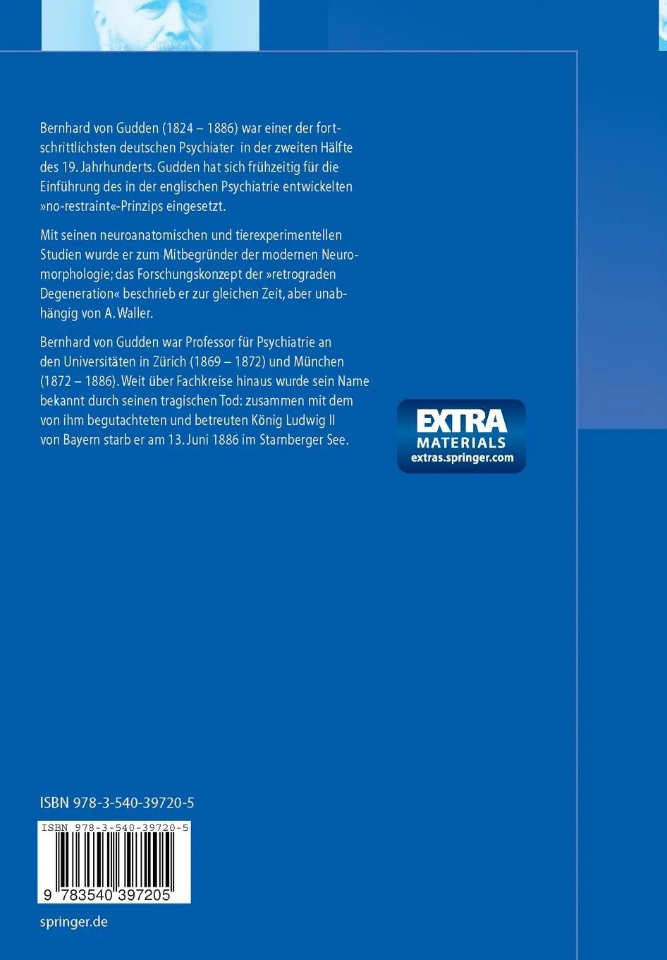 Rückseite: 9783540397205 | Bernhard von Gudden | Reinhard Steinberg (u. a.) | Buch | x | Deutsch