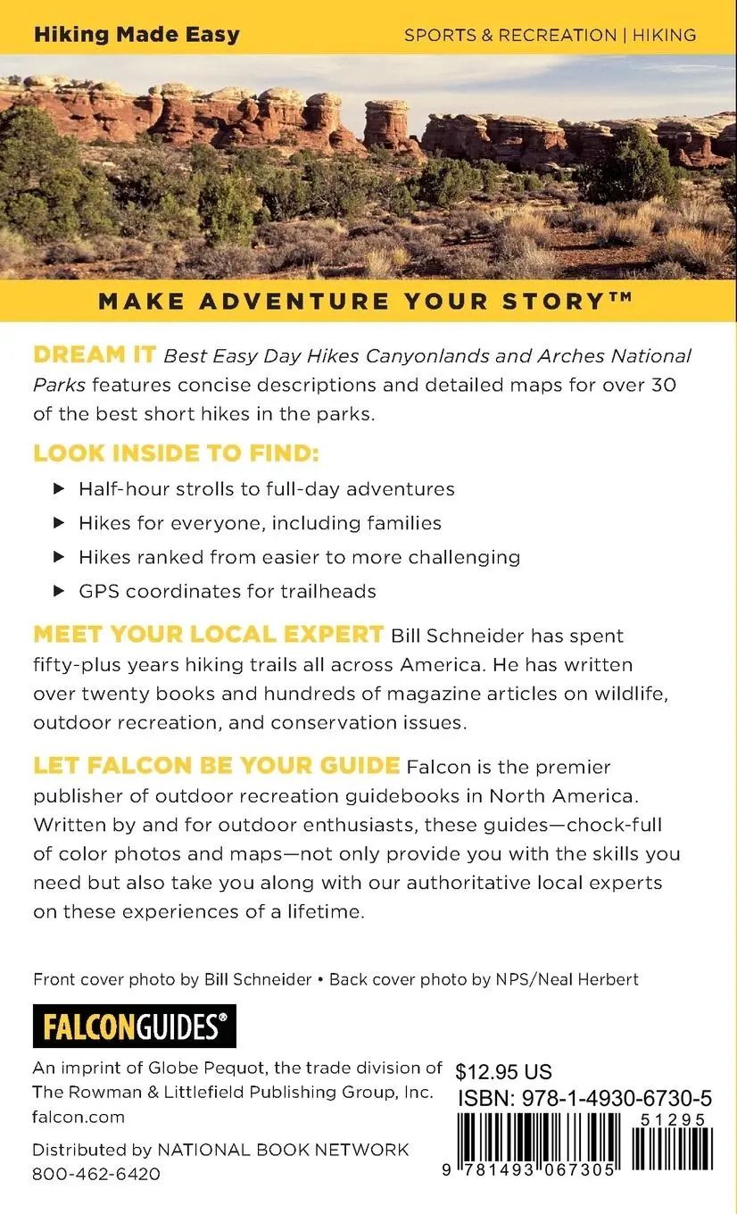 Rückseite: 9781493067305 | Best Easy Day Hikes Canyonlands and Arches National Parks | Schneider
