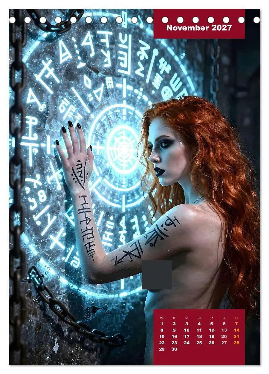 Bild: 9783516797305 | Gothic Engel (Tischkalender 2027 DIN A5 hoch), CALVENDO Monatskalender