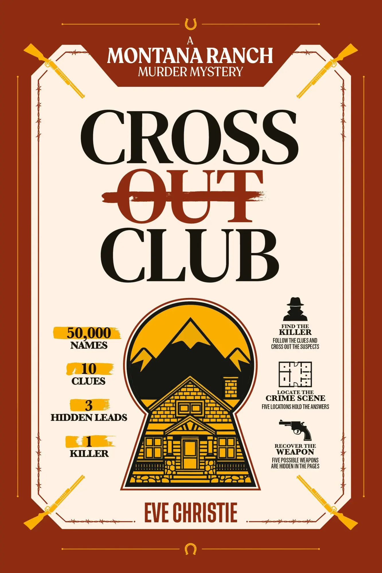 Cover: 9781039017405 | Cross Out Club: A Montana Ranch Murder Mystery Puzzle | Eve Christie