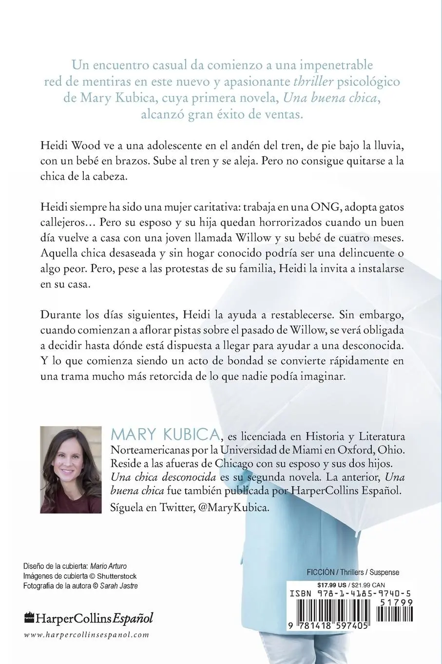 Rückseite: 9781418597405 | chica desconocida | Mary Kubica | Taschenbuch | Englisch | 2023