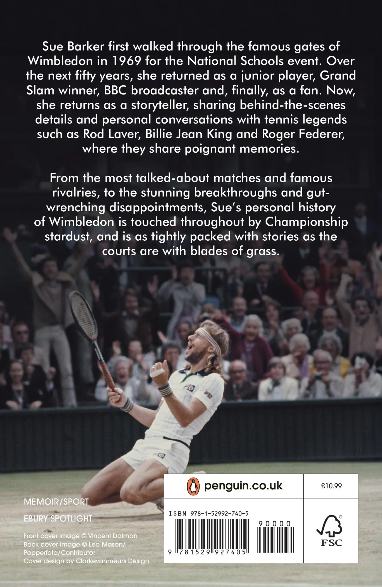 Rückseite: 9781529927405 | Wimbledon | A personal history | Sue Barker | Taschenbuch | Englisch