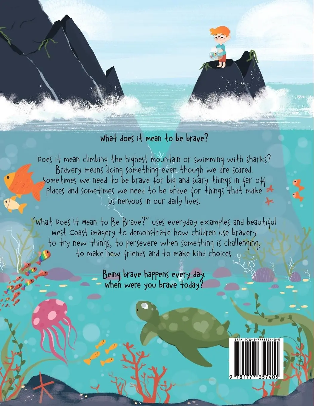 Rückseite: 9781777357405 | What Does It Mean to Be Brave? | Kelly Shuto | Taschenbuch | Englisch