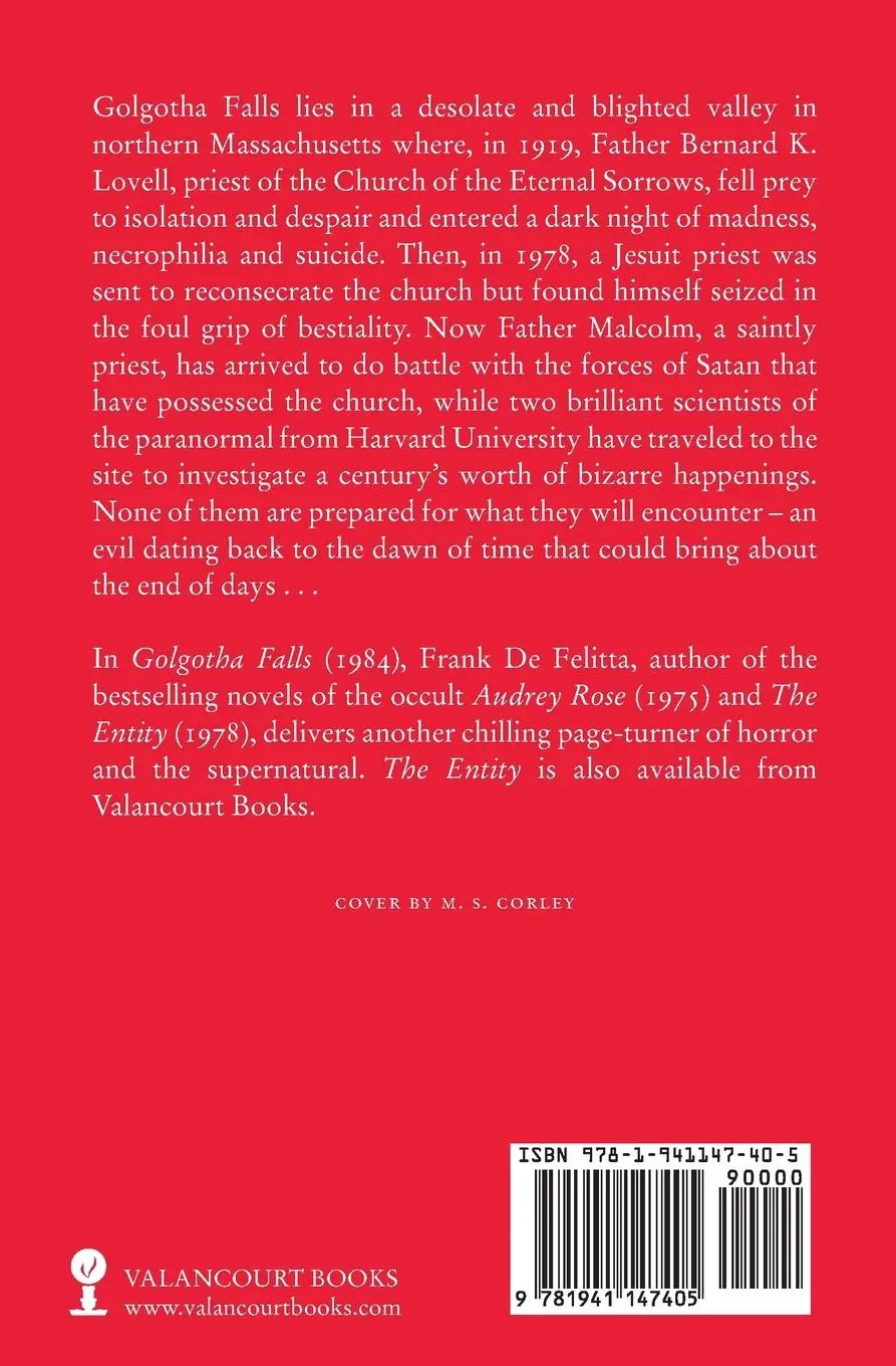 Rückseite: 9781941147405 | Golgotha Falls | Frank De Felitta | Taschenbuch | Englisch | 2014