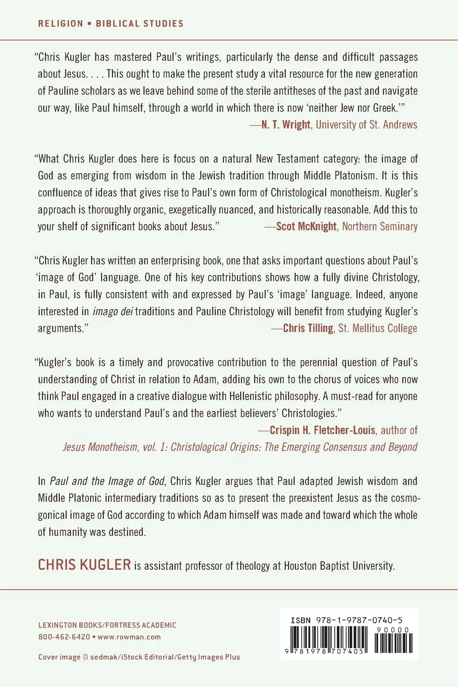 Rückseite: 9781978707405 | Paul and the Image of God | Chris Kugler | Taschenbuch | Englisch