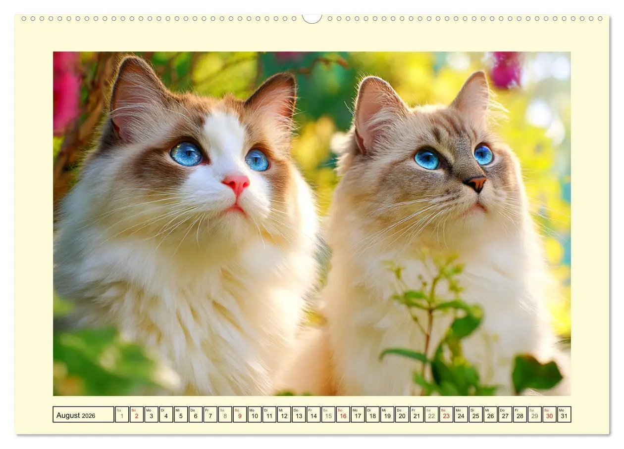 Bild: 9783516097405 | Liebliche Ragdolls. Katzen-Schönheiten in ihrer grünen Oase...